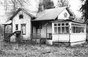 Vuorivirran huvila vuonna 1980. Arkkitehtuurin historian laboratorion arkisto.