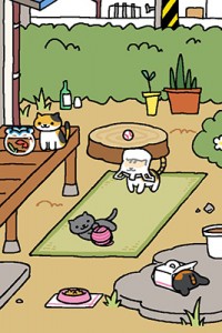 Neko atsume takapihan kissat
