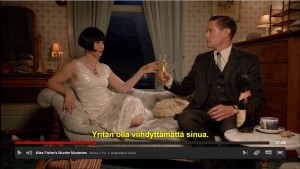 Neiti Fisherin ja Jackin flirttailua parhaimmillaan.