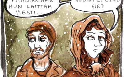Itäpuolentie-sarjakuva ei selittele liikaa