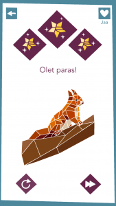 Kentän läpipääsystä saa kehuja ja upeita eläinkuvia.