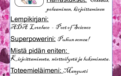 Nörttiystävää etsimässä
