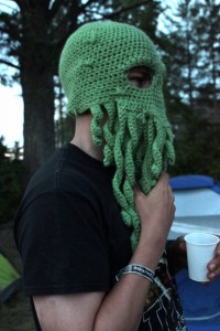 Leirintäalueella tuli vastaan myös Cthulhu. Kuva: Reetta Järvenpää
