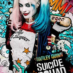 Suicide Squad ja Harley Quinnin pöksyt