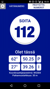 Kirjoittajan sijainti kirjoitushetkellä. 