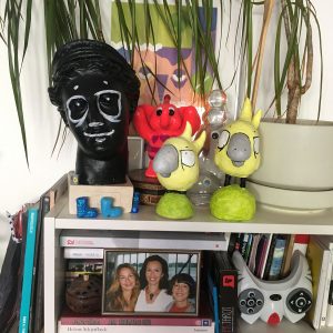 Taiteilijan kotona. Kuva: Kukka-Maria Kiuru, 2016.