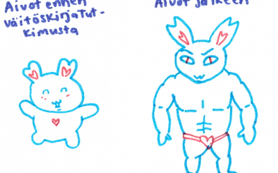 Mitä liittyy artikkeliväitöskirjan tekemiseen?