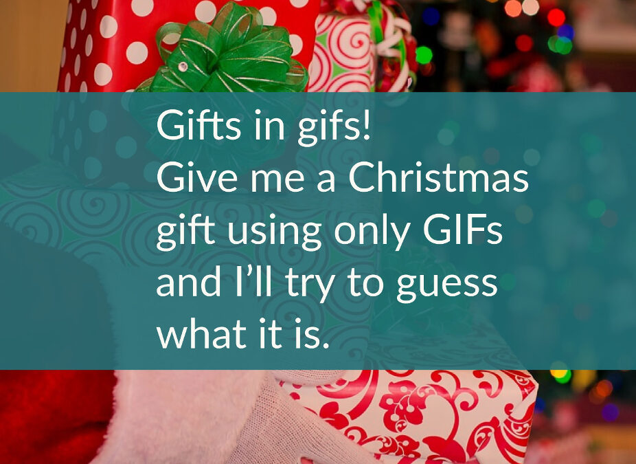 Joulukalenterin luukku 10: Gifts in GIFs