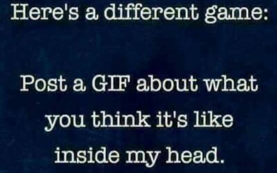 Joulukalenterin luukku 15: Post a GIF of what you think it’s like inside my head